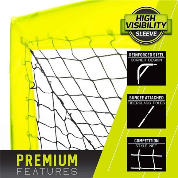 Franklin Sports Blackhawk Backyard Soccer Goal - Portable Pop Up Soccer Nets - Picture 3 of 6